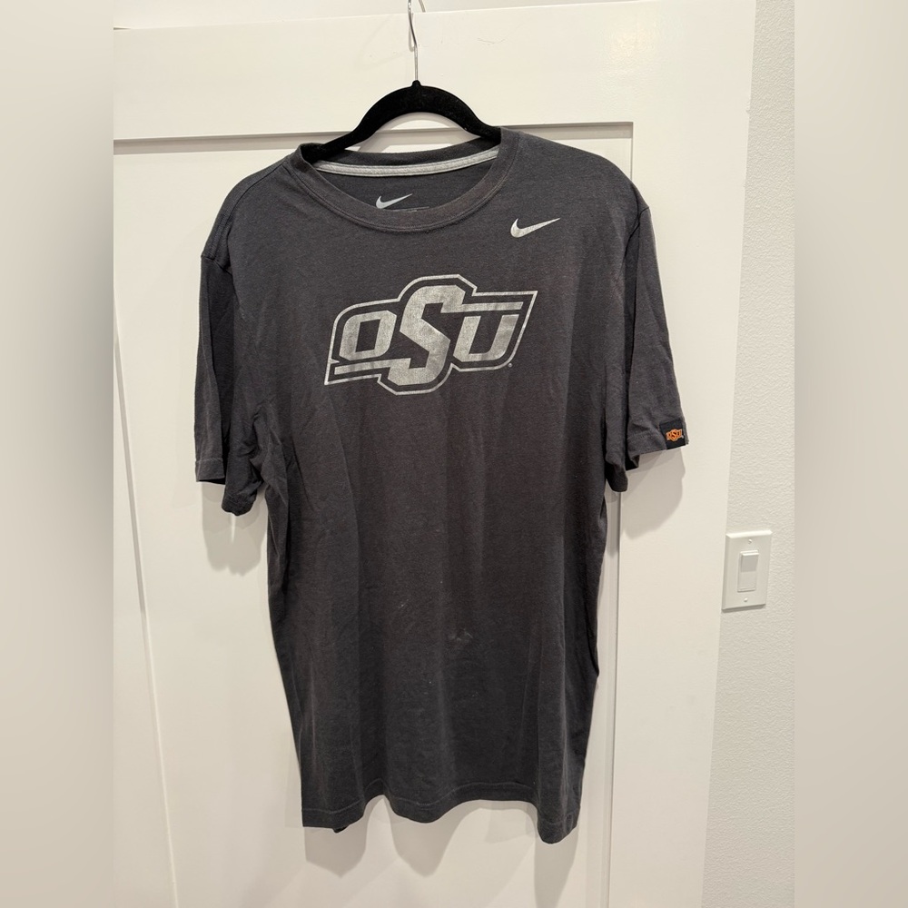 Nike Dark Gray OSU Men's Short Sleeve Tee